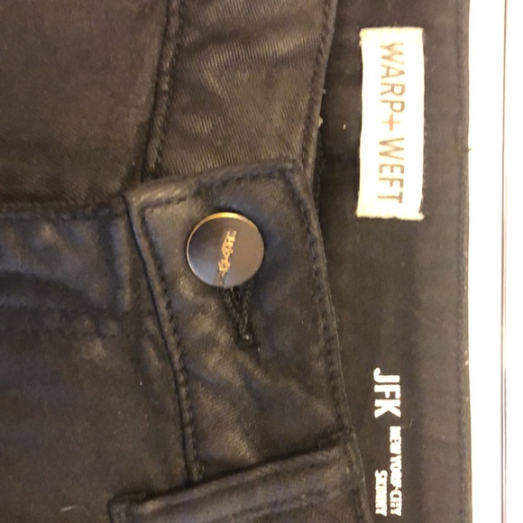 Brand New Skinny Black wax finish Jean - Picture 3 of 5